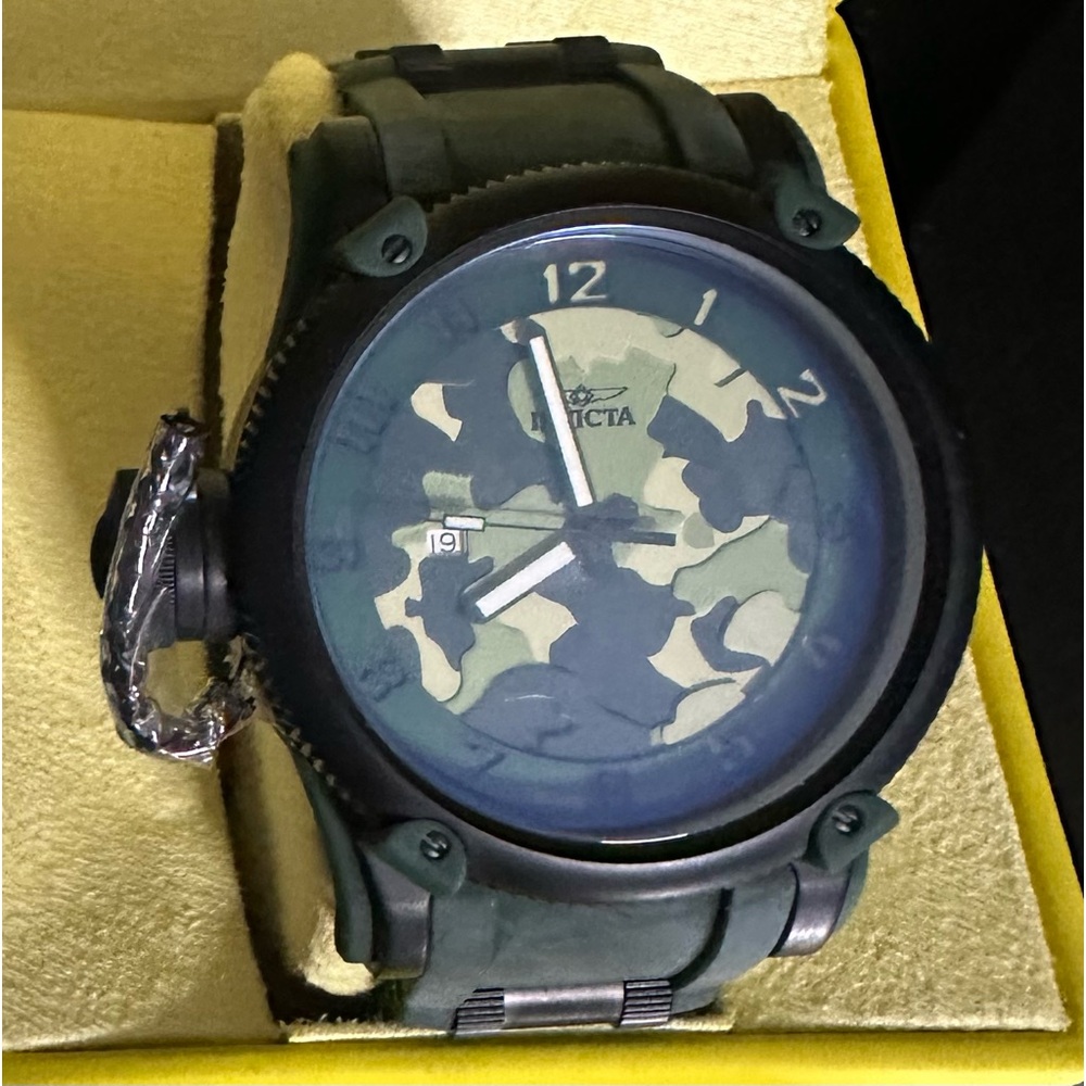Invicta Men's Russian Diver Camouflage Dial Quartz Watch